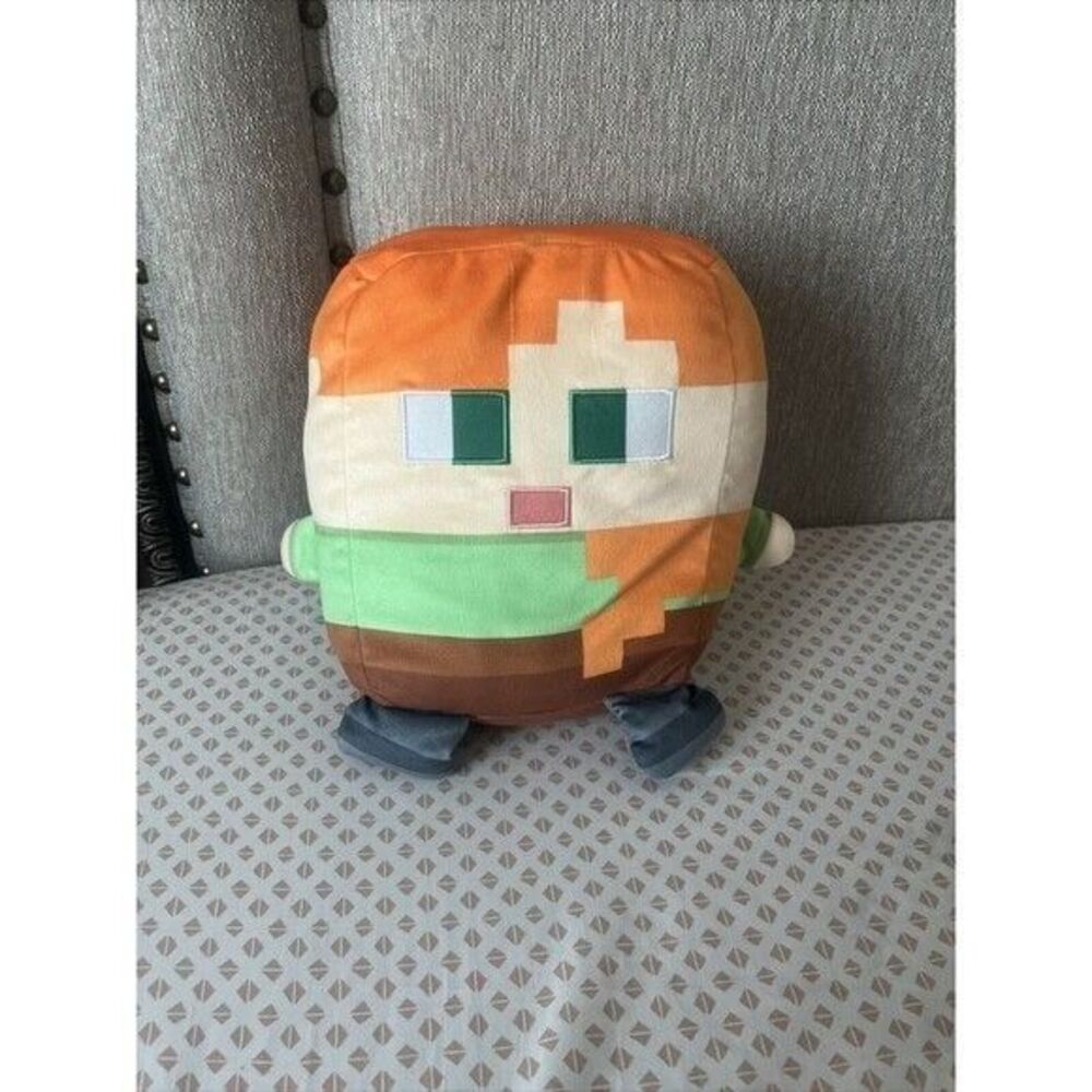 Minecraft Alex Plush Toy 8" By Mojang Studios Soft Fabric Collectible